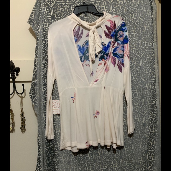 XS Free People Gemma Dress/Tunic in Ivory - Picture 6 of 7